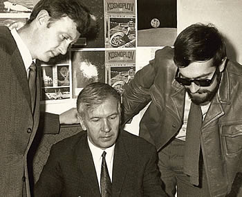 Tanasije Gavranović (levo), Gavrilo Vučković (u sredini) i Esad Jakupović
