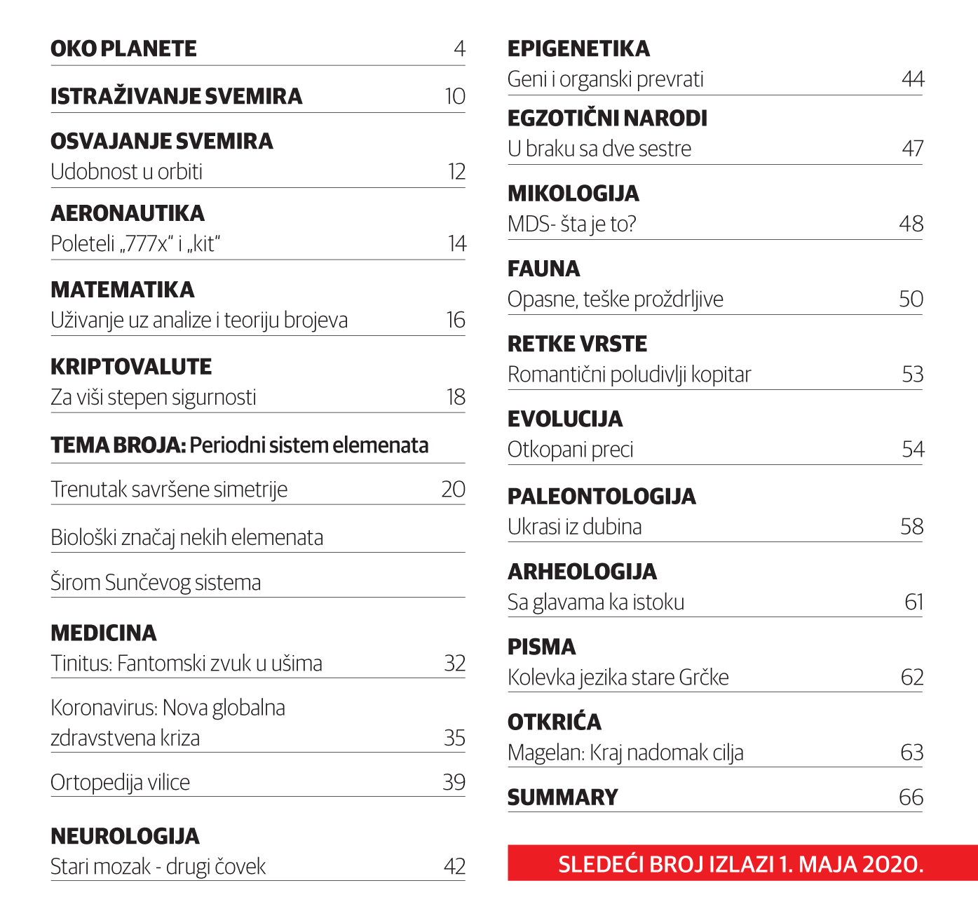 SADRZAJ PLANETA Br 95